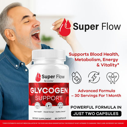 Super Flow Glycogen Capsules – Blood Health & Circulation Support