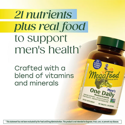 MegaFood One Daily Men's Multivitamin – 90 Tablets