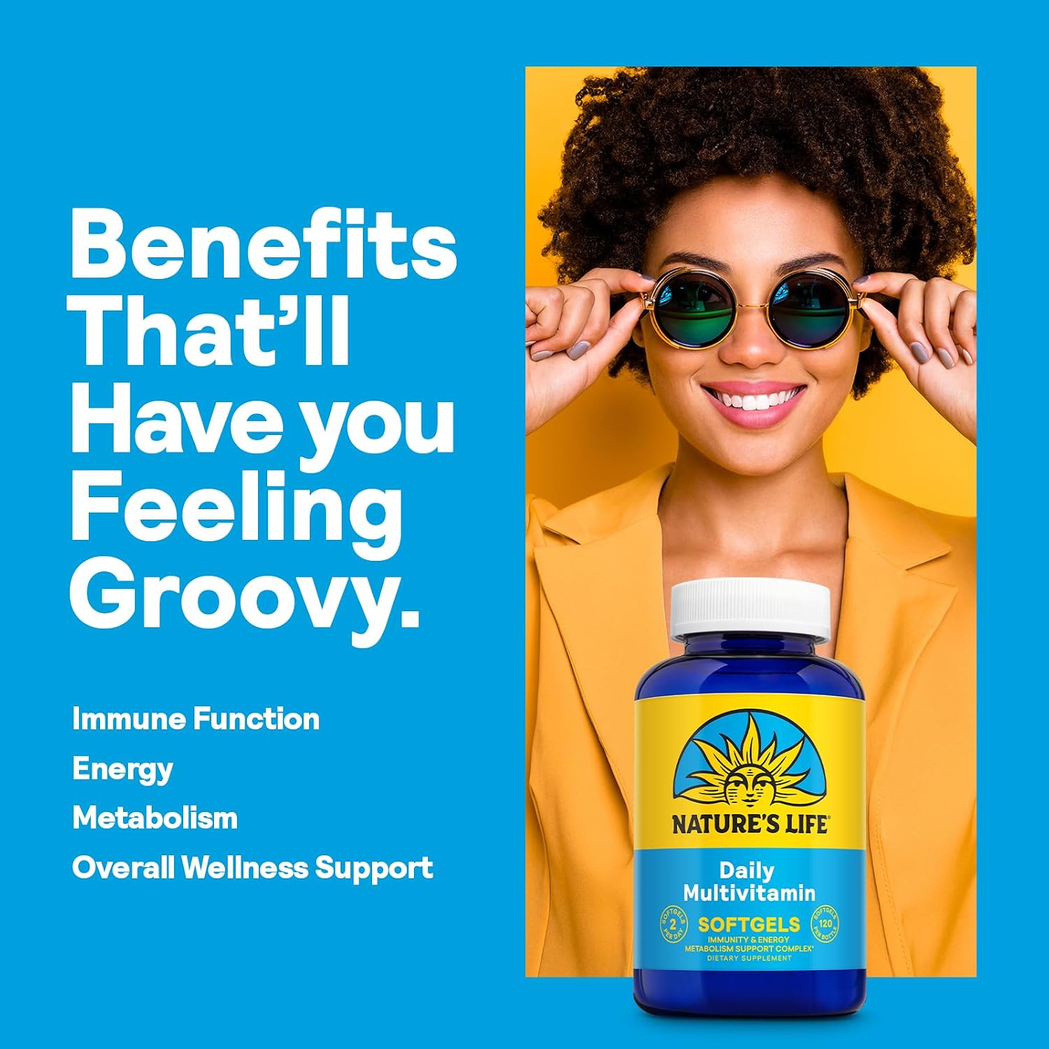 Nature's Life Soft Gelatin Multiple - Complete Daily Multivitamin & Mineral Supplement with Iron, 120 Softgel Capsules (2-Month Supply) - görsel 4