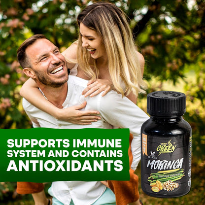 Moringa Seed Oil Soft gel capsules, 100% Pure, Cold-Pressed from Moringa Oleifera Seeds, Vegan, Non-GM, Natural Antioxidant Superfood, 1000mg per Serving – 100 Capsules