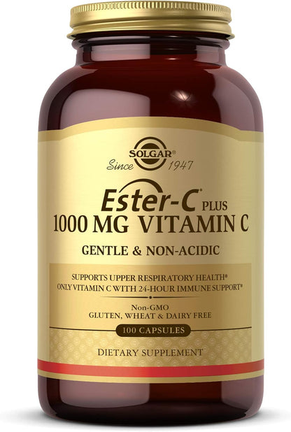 Solgar Ester-C Plus 500 mg Vitamin C with Citrus Bioflavonoids – 90 Capsules