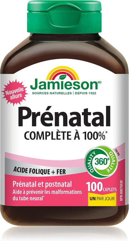 Jamieson Prenatal Multivitamin 100 Caplets