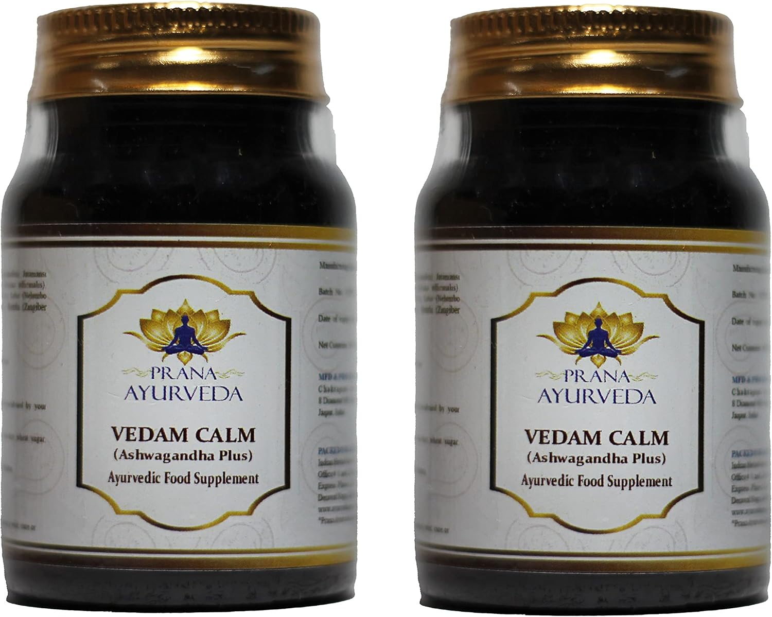 ASHWAGANDHA Plus (Vedam Calm) – Ayurvedic Supplement for Stress Relief & Restful Sleep – 180 Tablets - görsel 1