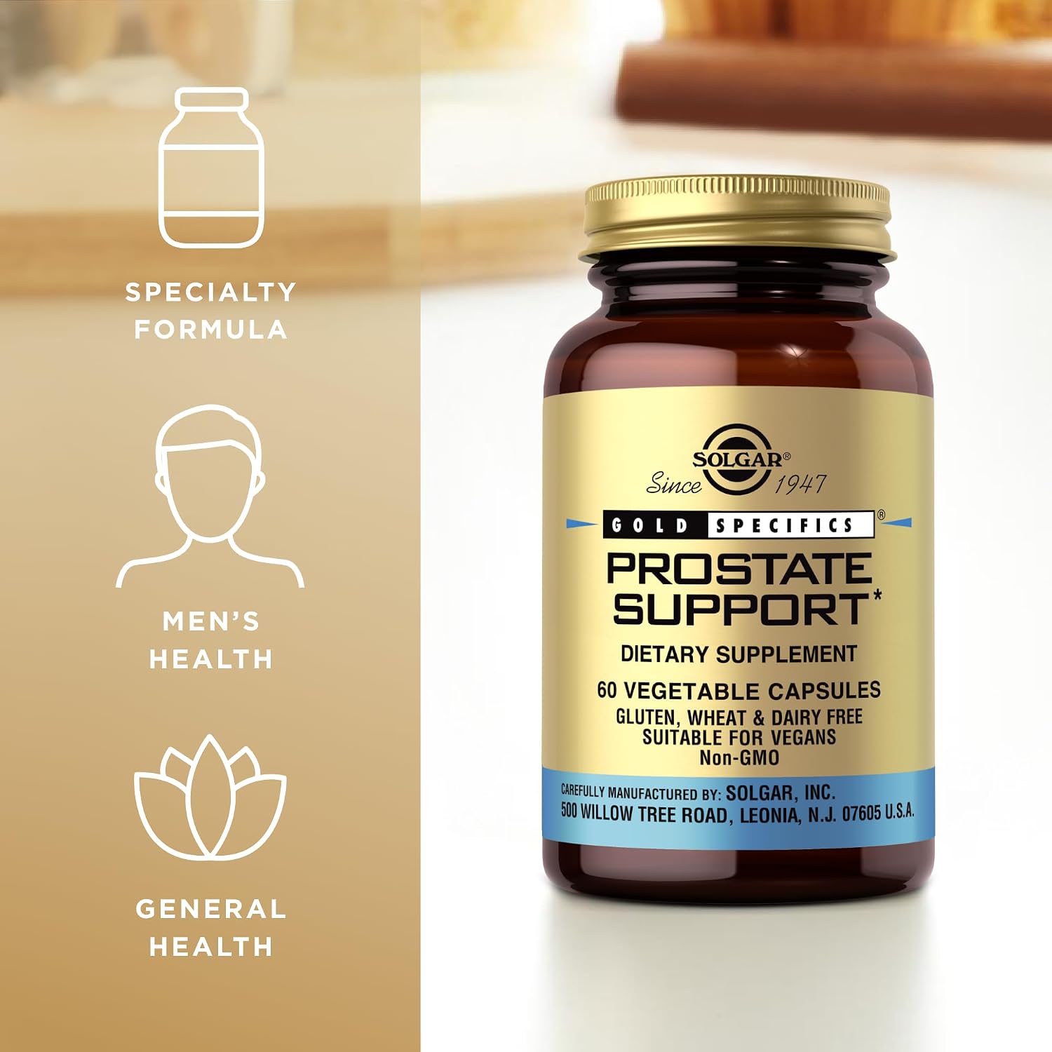Solgar Prostate Support Vegetable Capsules, 60 Capsules - görsel 4