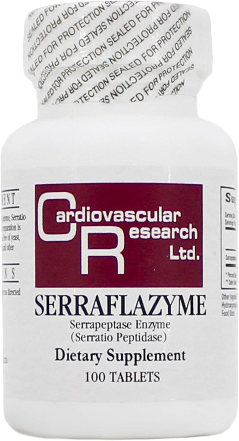 Serraflazyme (Serratia Peptidase 5mg) – 100 Tablets, Pack of 4 - görsel 1