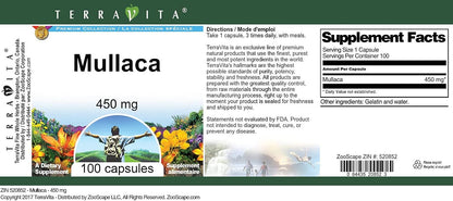 Mullaca - 450 mg (100 Capsules) - 3 Pack