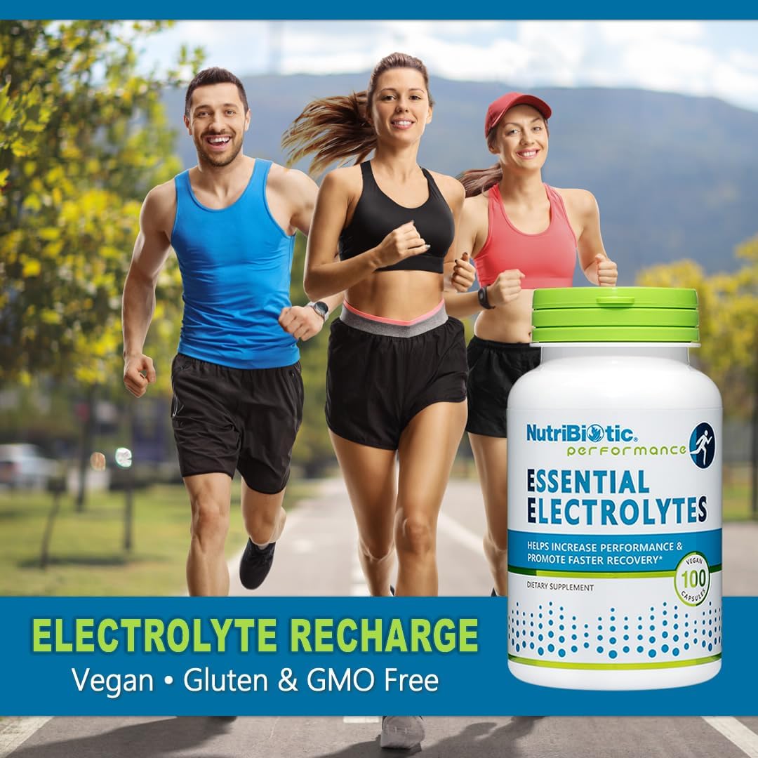 NutriBiotic Essential Electrolytes, 100 Capsules - görsel 6