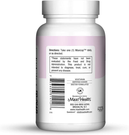 Maxi Health Biotin 5000 mcg – Hair, Skin & Nails Vitamin – High Potency Vitamin B7 – Kosher, Doctor Formulated – 120 Capsules