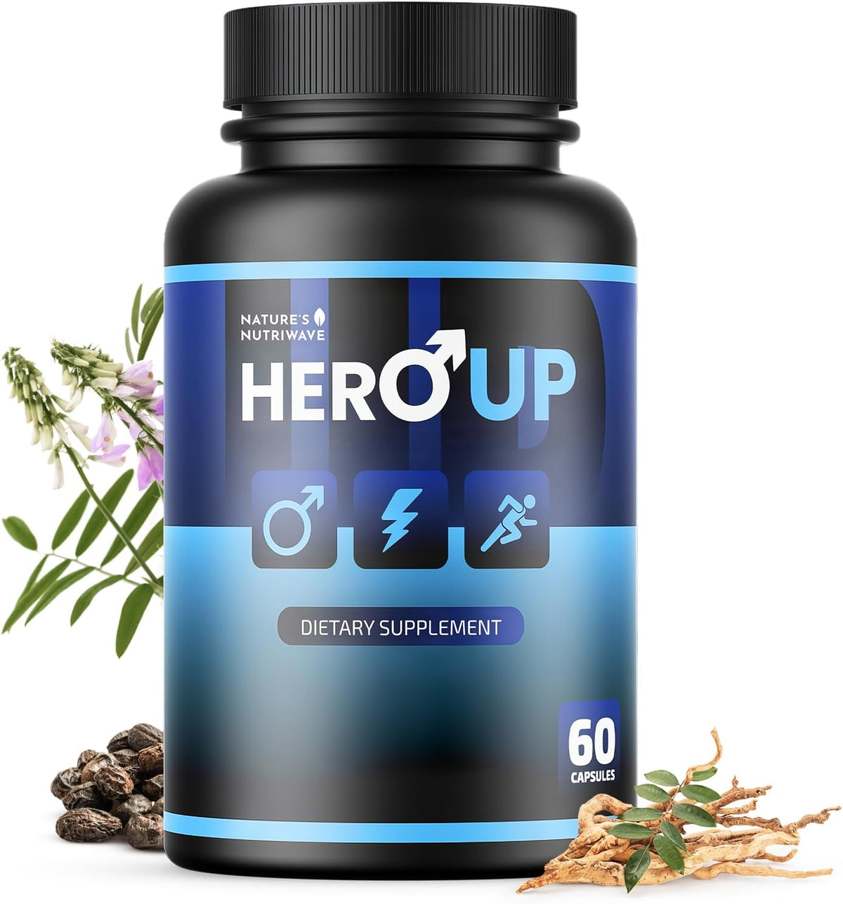 HeroUP – Plant-Based Capsules with Vitamin C – 60 Capsules (6-Month Supply) - görsel 8