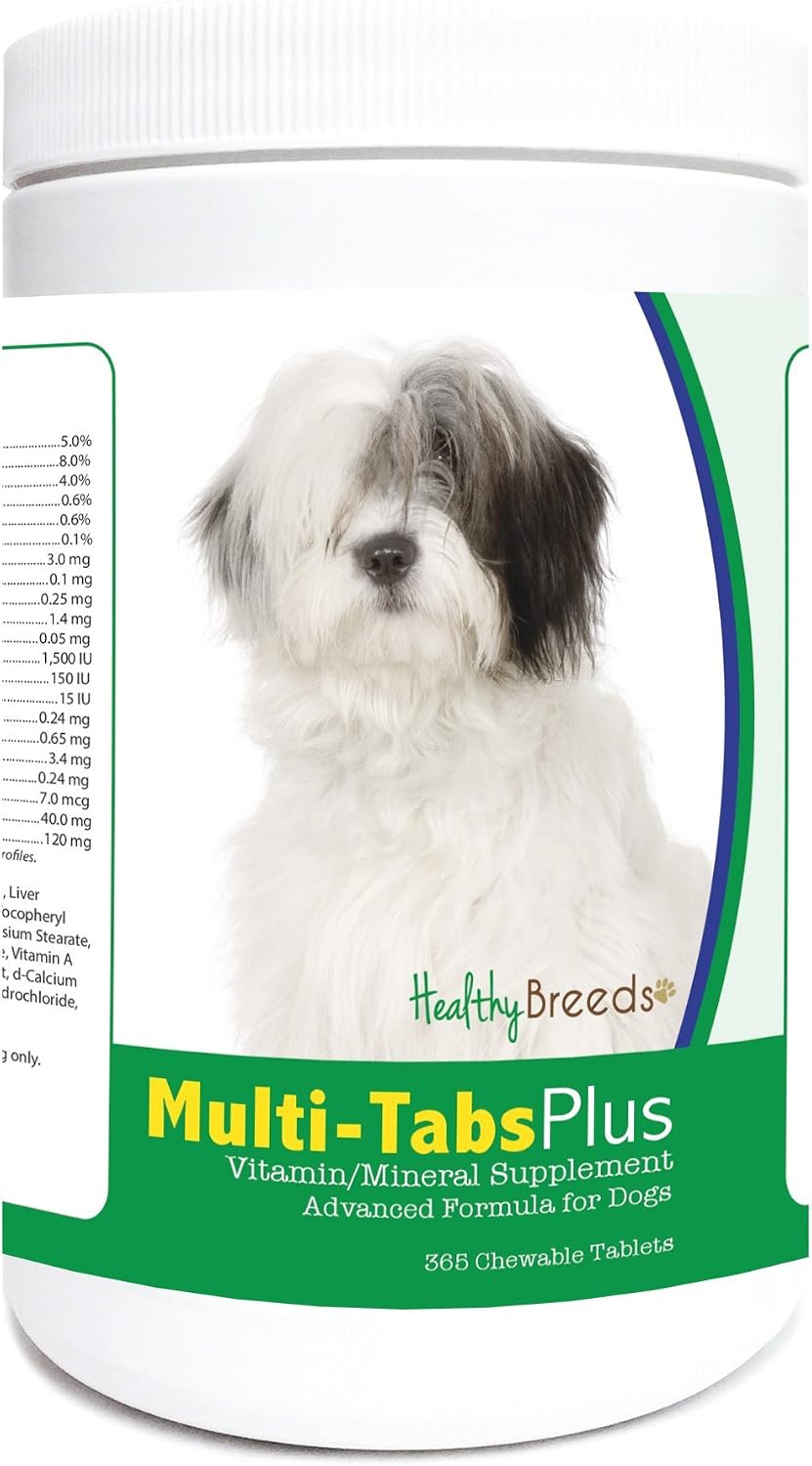 Healthy Breeds Old English Sheepdog Multi-Tabs Plus Chewable Tablets, 365 Count - görsel 1