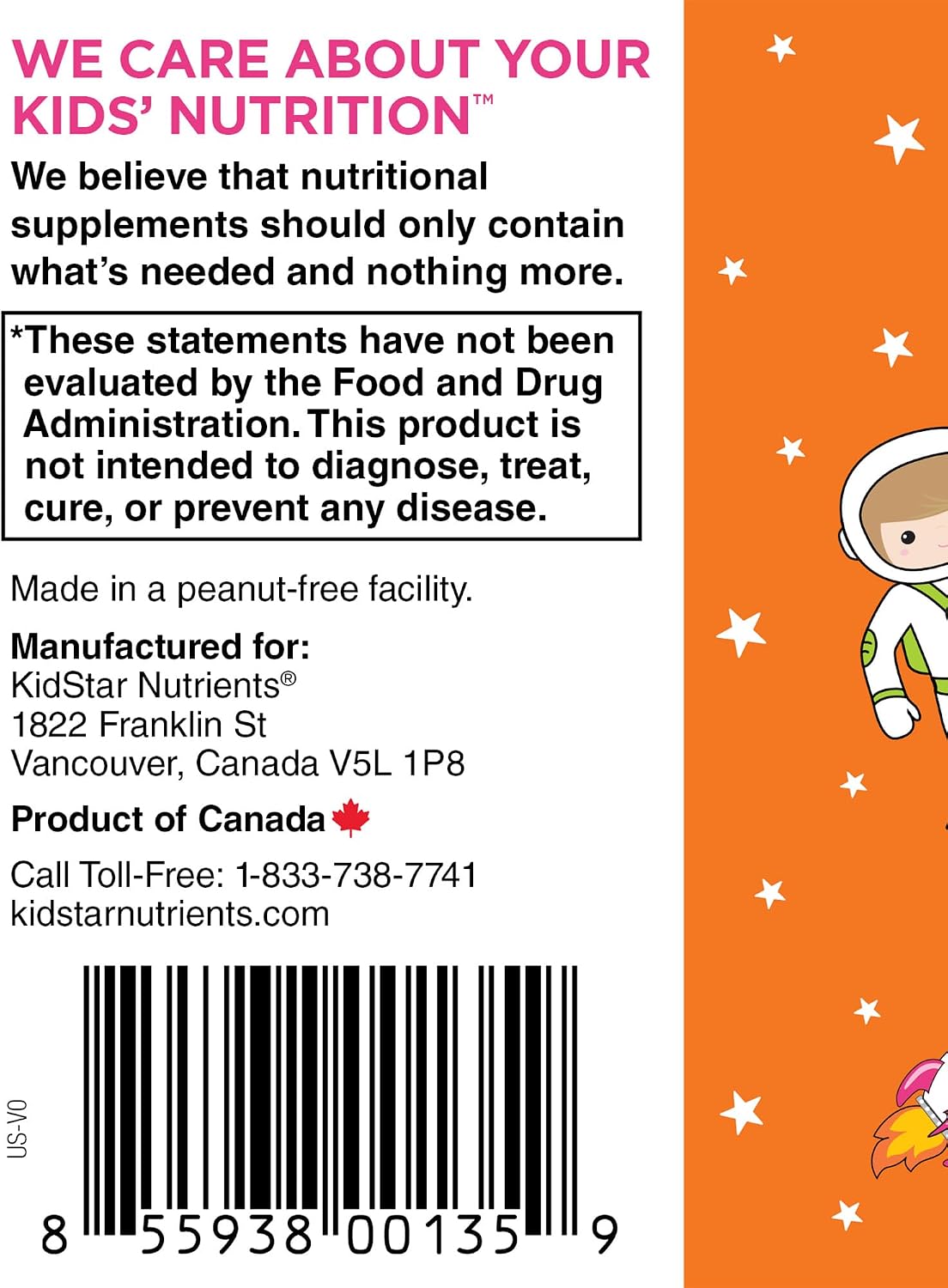 KidStar Nutrients Vitamin C Chewable Tablet, Sugar-Free, Tangerine Flavour, 250mg Magnesium Ascorbate, 60 Tablets - görsel 4