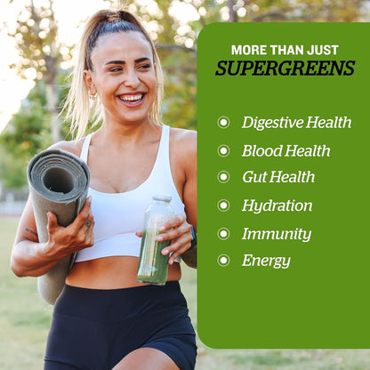 Sunfood Superfoods Organic Supergreens Blend – Greens Superfood Powder, 227g
