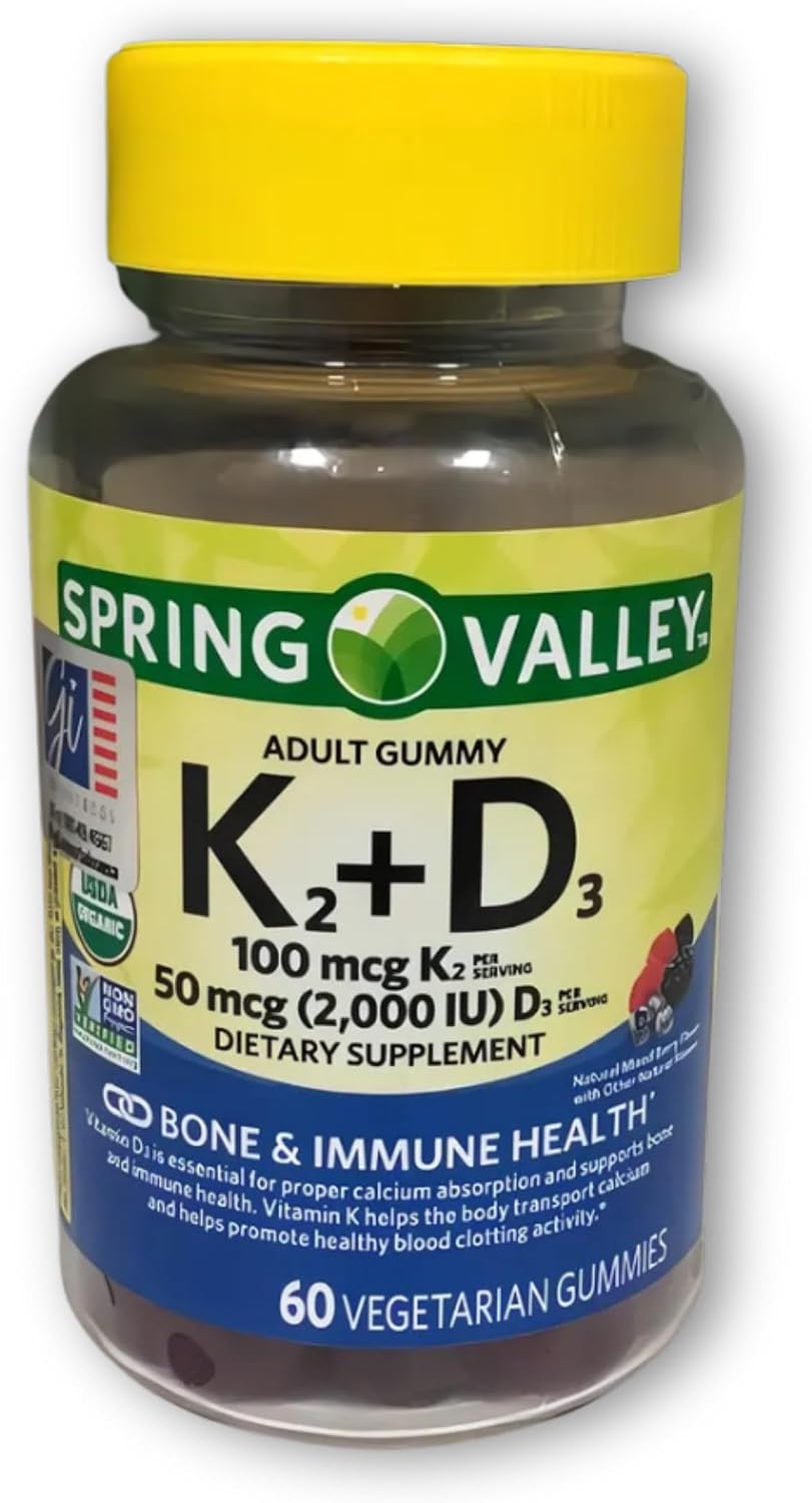 Fusion Shop Store Vitamin D3 and K2 Gummies for Adults – 60 Gummies - görsel 6