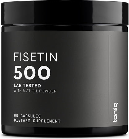 Toniiq Ultra High Purity Fisetin 500mg - 60 Capsules