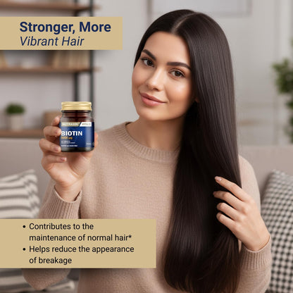Nutraxin Vitals Biotin 5000 mcg Food Supplement – 30 Tablets