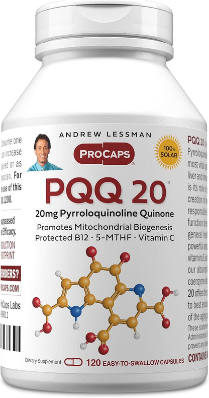 ANDREW LESSMAN PQQ 20mg – 60 Capsules