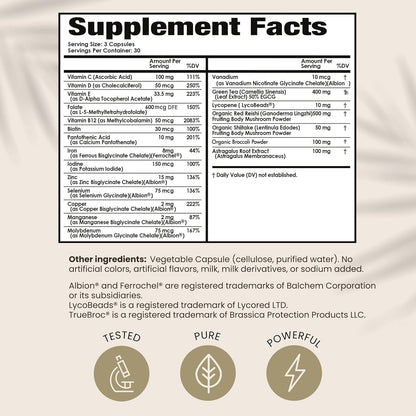 PAPCLEAR Physician Formulated Immune Support Supplement – 90 Capsules (Pack of 3)