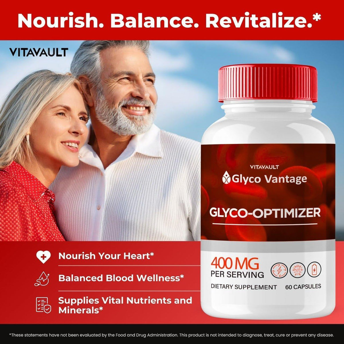 Glyco Vantage Capsules - Premium GlycoVantage Official Formula Glyco Optimiser - Maximum Strength All Natural Supplement (60 Capsules) - görsel 5