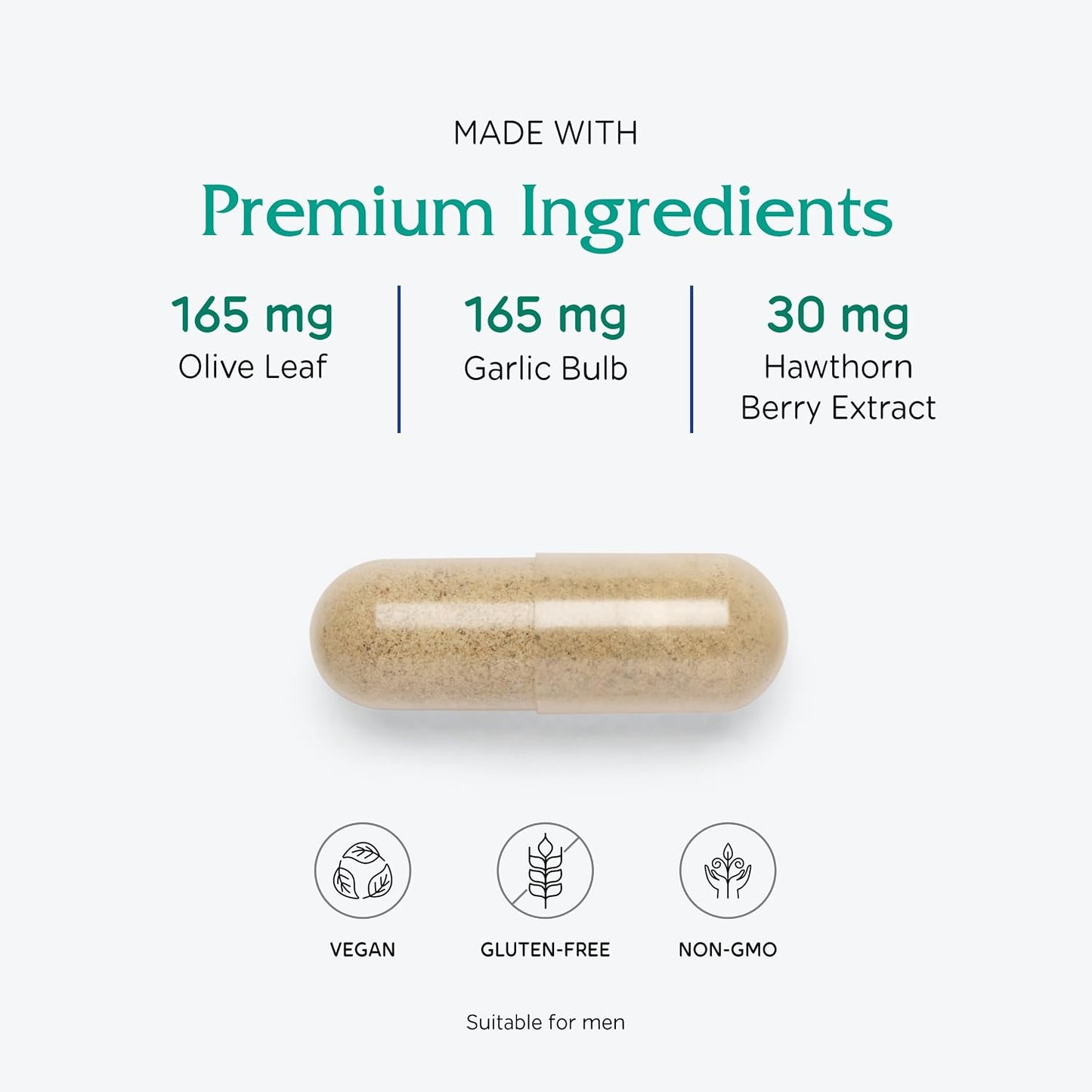 Vitanica Rauwolfia Extra - Cardiovascular Support, 90 Veggie Capsules - görsel 4