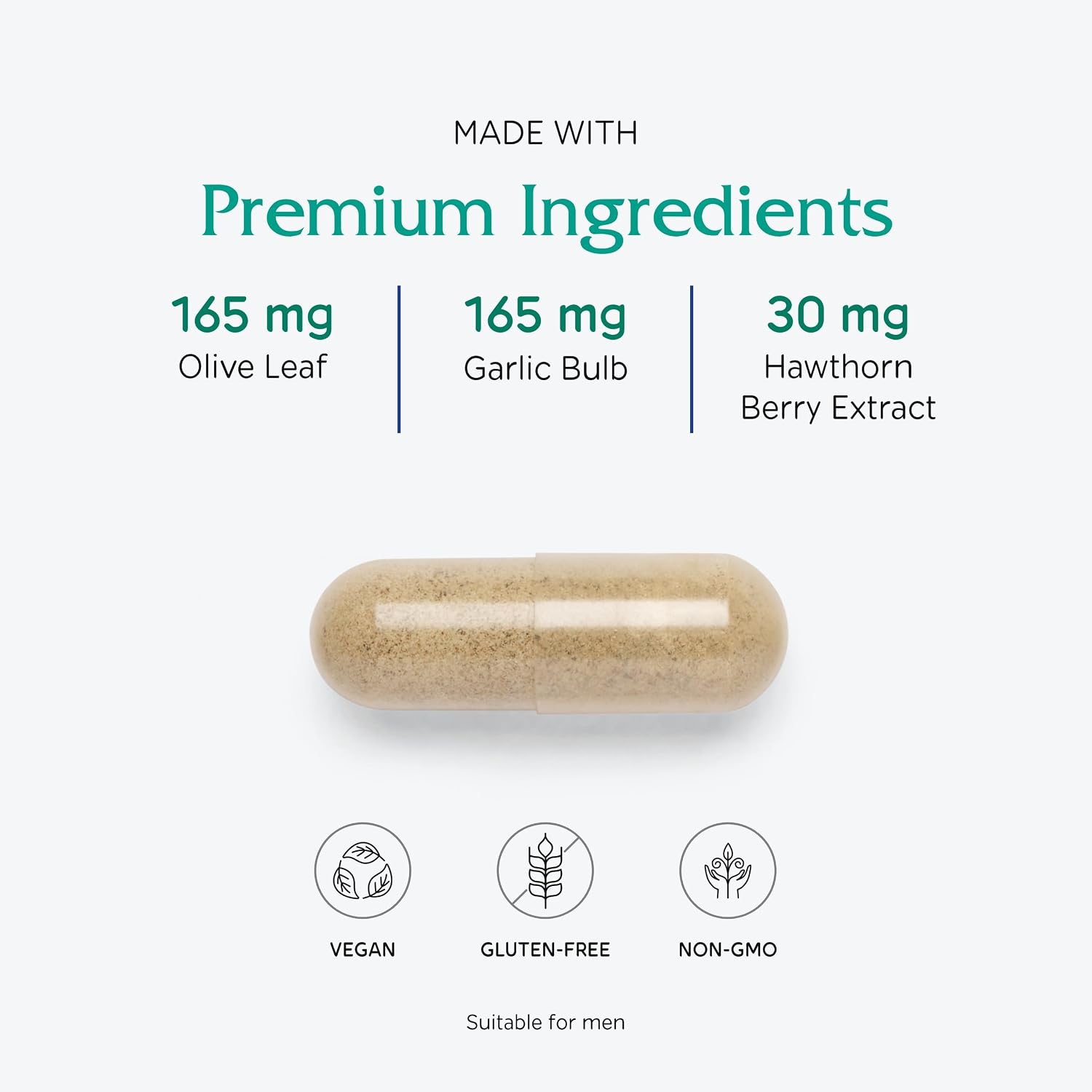 Vitanica Rauwolfia Extra - Cardiovascular Support, 90 Veggie Capsules - görsel 4