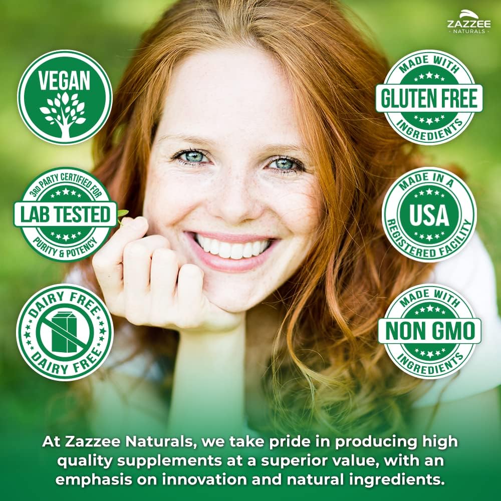 Zazzee Extra Strength Pomegranate 20:1 Extract, 40% Ellagic Acid, 120 Vegan Capsules - görsel 7