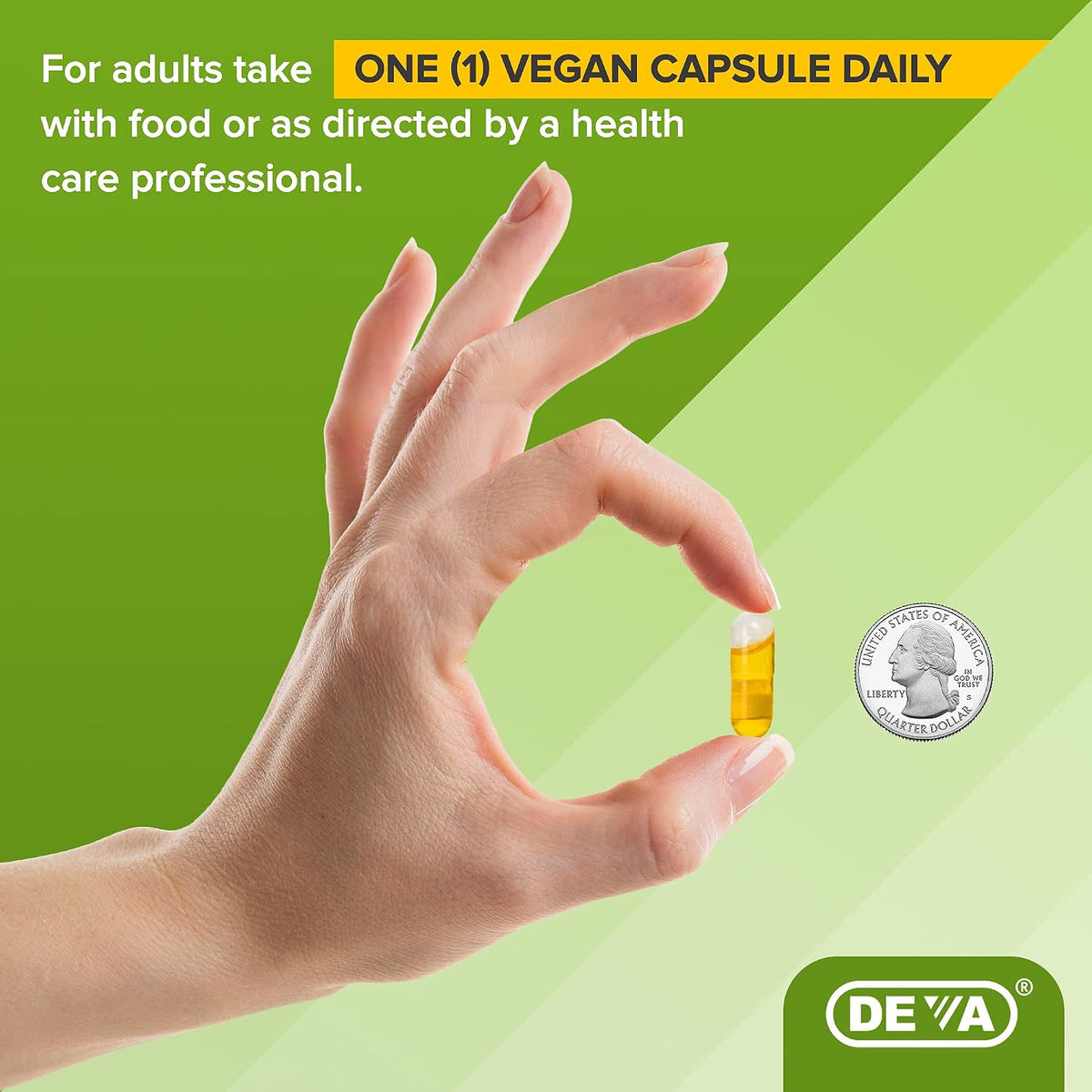 DEVA Vegan Vitamins Chia Seed Oil, Omega 3, 6, 9 & Essential Fatty Acids, Cold-Pressed & Unrefined, 90 Capsules (2-Pack) - görsel 5