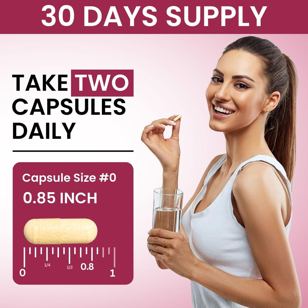 VITBOOST B12 Complex with Hyaluronic Acid, Collagen and Folate – 25000 µg B12 Complex, 5000 µg Methylcobalamin – 60 Capsules - görsel 4