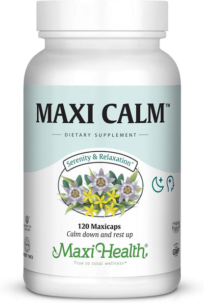 Maxi Health Kosher for Passover Calm Support Capsules – 120 Count