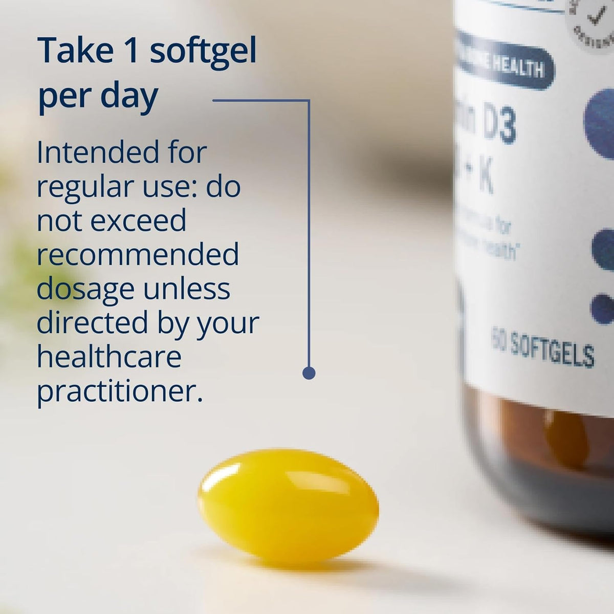 Metagenics Vitamin D3 and Vitamin K2 10,000 IU with MK-7 – 60 Softgels - görsel 6