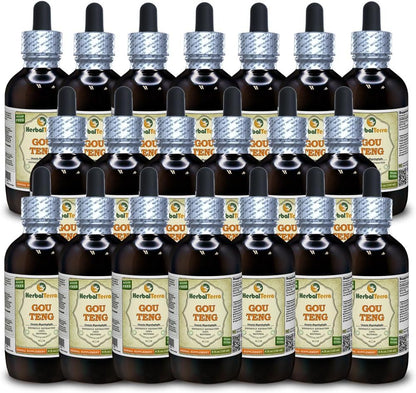 Ramulus Uncariae Cum Uncis Tincture - Organic Uncaria Rhynchophylla Liquid Extract, 120 ml (4 fl oz) - 20 Pack