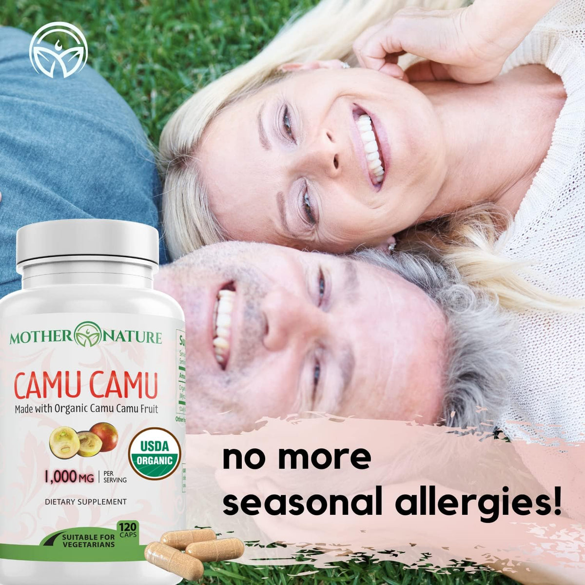 MNO Organic Camu Camu Vitamin C 1000mg, Wholefood Immune Support, 120 Capsules - görsel 7