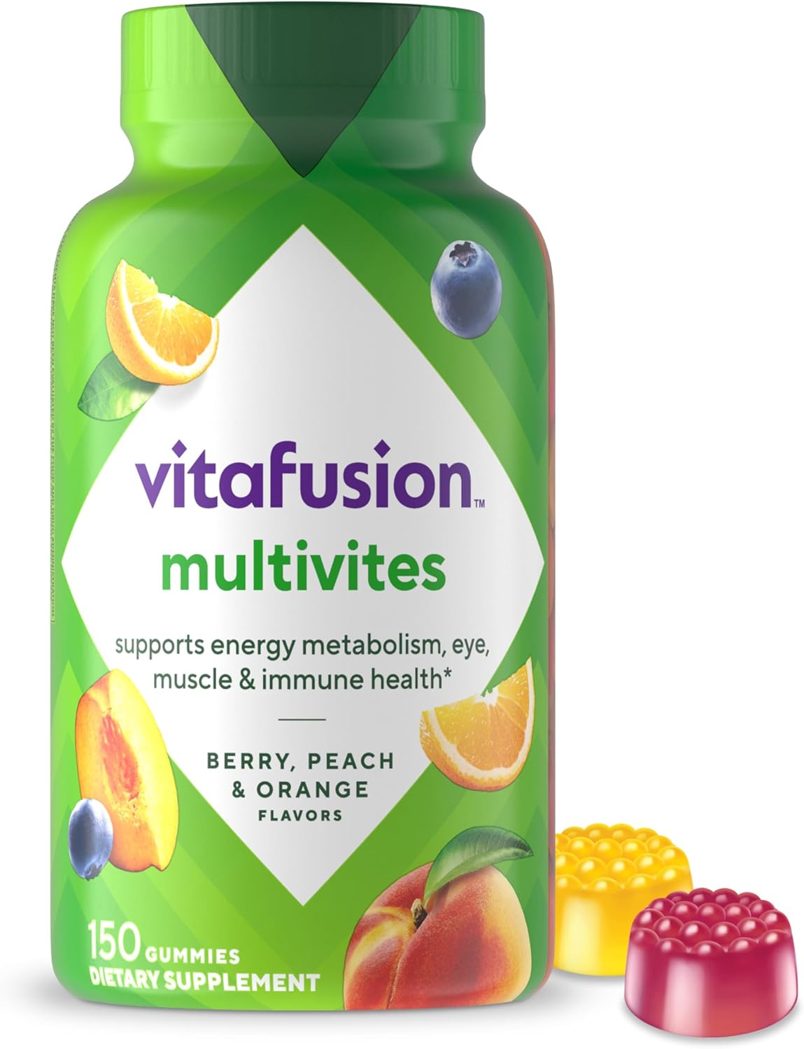 Vitafusion MultiVites Gummy Multivitamins for Adults, 150 Gummies - görsel 1
