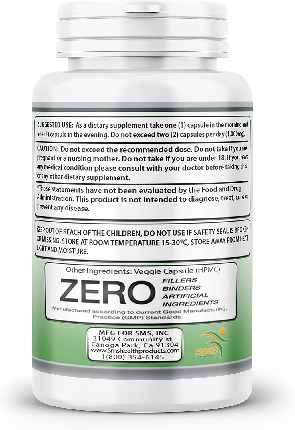 Jiaogulan 10:1 Extract Capsules – Gynostemma Pentaphyllum Adaptogen Supplement, Vegan, Non-GMO, 60 Vegan Capsules - görsel 4