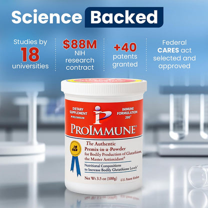 ProImmune Immune Formulation 200 Glutathione Supplement - 62 Servings (2-Month Supply)