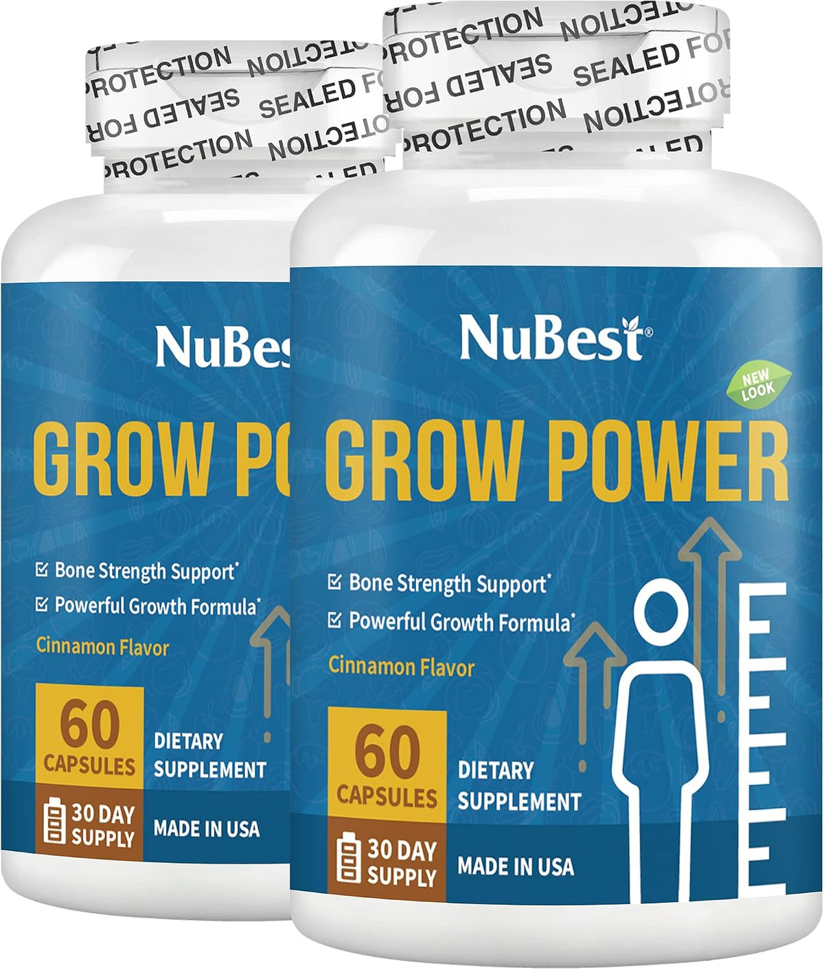 NuBest Grow Power - Calcium & Magnesium Food Supplement with Vitamin D3, B6, Zinc, Phosphorus & Multivitamin for Strong Bones and General Health (Pack of 3) - görsel 7