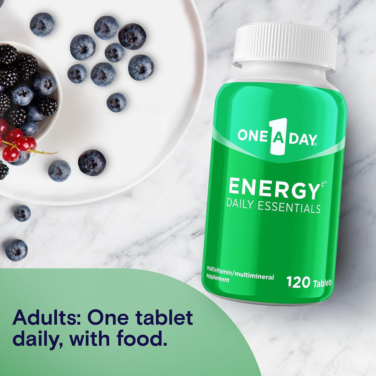 One A Day Energy Daily Essentials Multivitamin - 120 Tablets - görsel 6