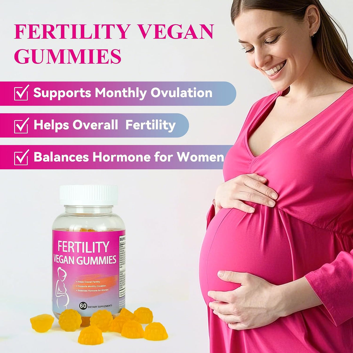 Aromlife Fertility Gummies for Women – 60 Gummies - görsel 4
