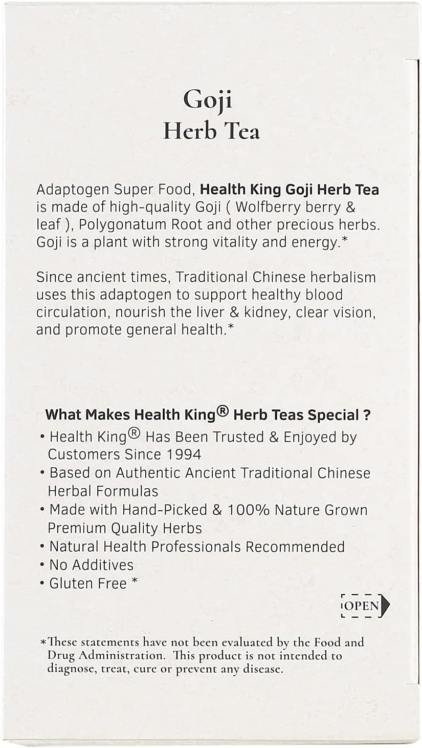 Health King Goji Tea – 20 Tea Bags - görsel 4