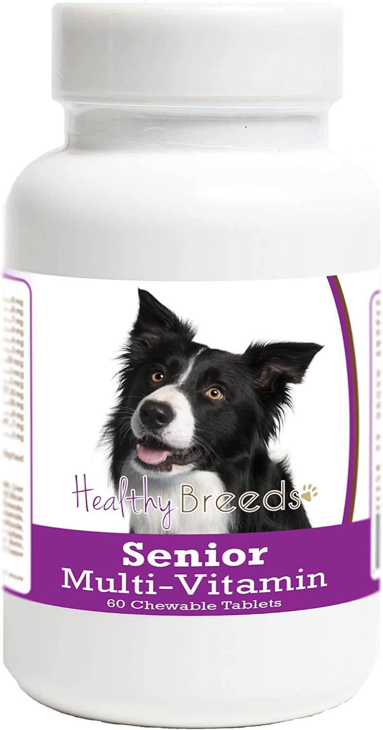 Healthy Breeds Border Collie Senior Dog Multivitamin Tablets 60 Count - görsel 1