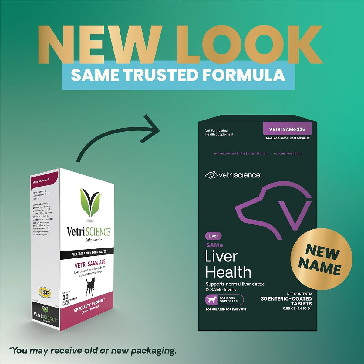 VetriScience SAMe Liver Health Tablets, 225 mg, for Medium and Large Breed Dogs, 30 Tablets - görsel 2