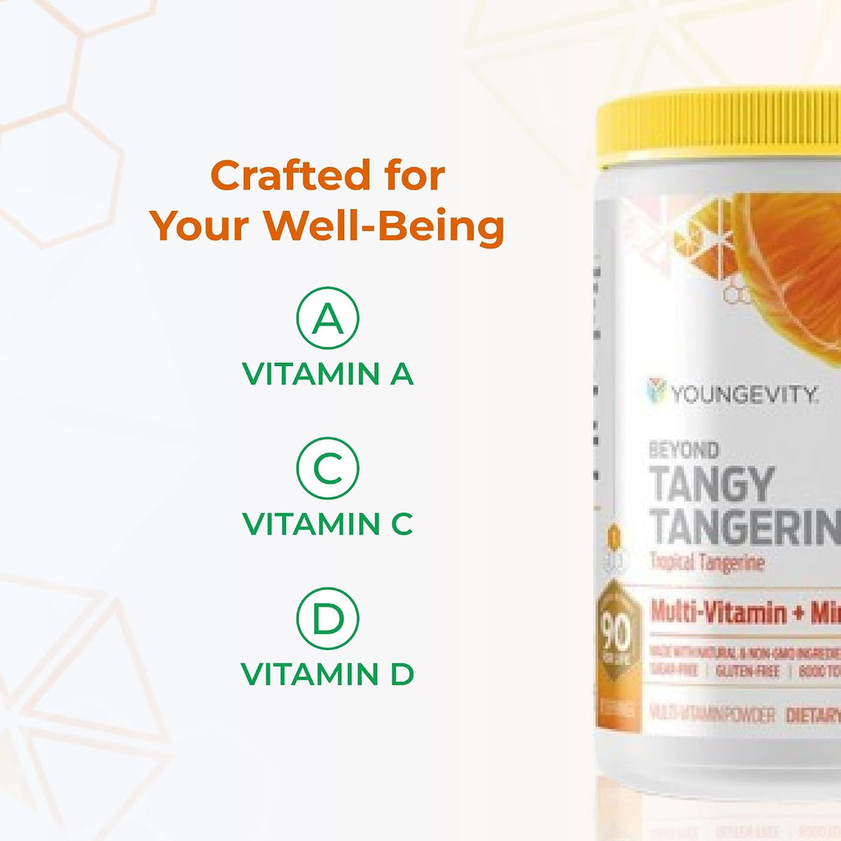 Youngevity Beyond Tangy Tangerine 2.5 Tropical Tangerine Ultimate Multivitamin & Mineral Complex - görsel 5