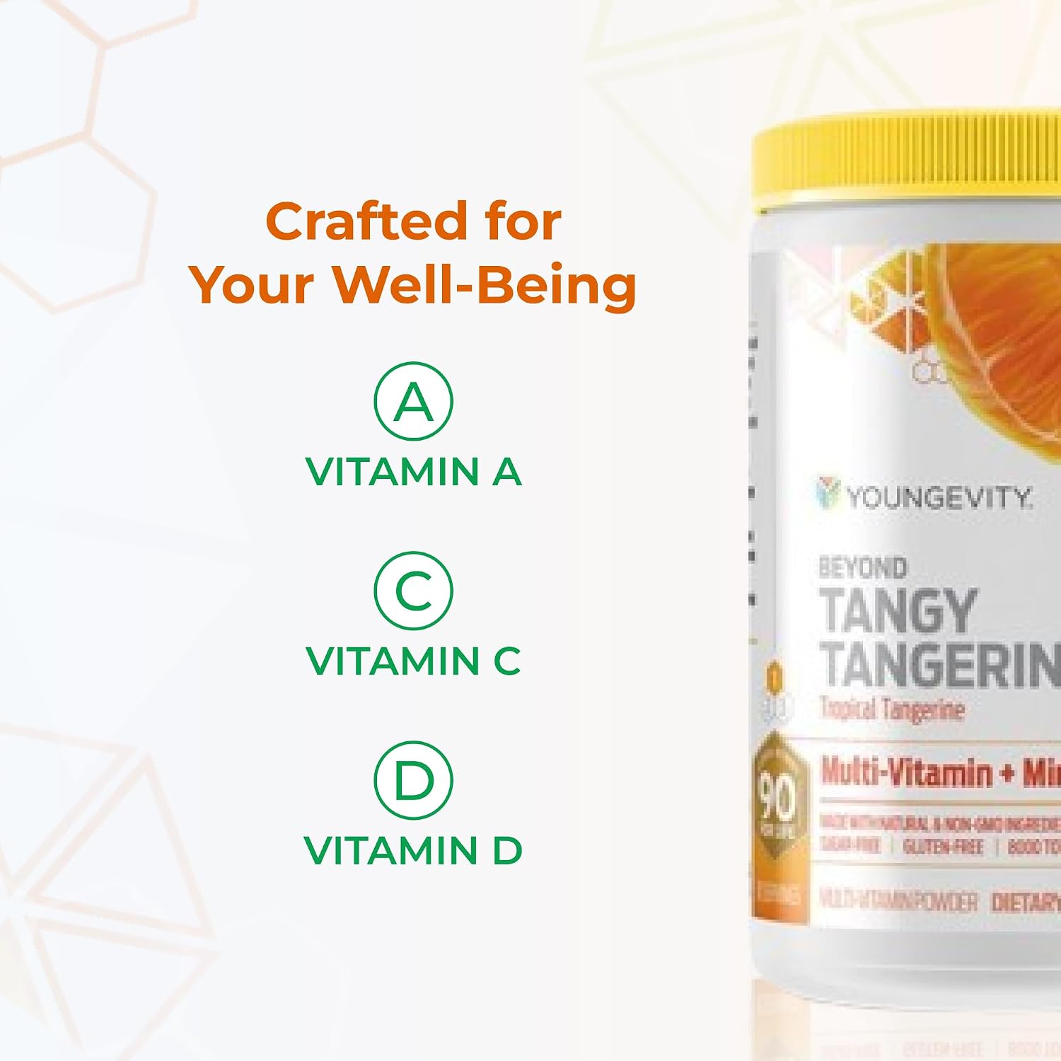 Youngevity Beyond Tangy Tangerine 2.5 Tropical Tangerine Ultimate Multivitamin & Mineral Complex - görsel 5