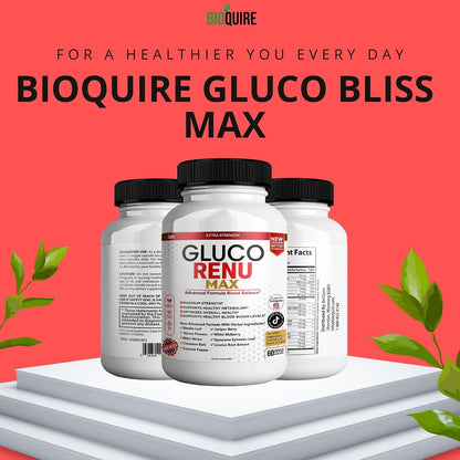 Gluco Rina Max Ultra Food Supplement - 60 Capsules