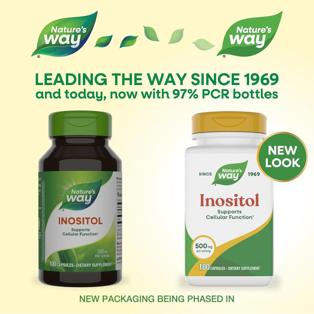 Nature's Way Inositol, Supports Cellular Function & Healthy Nervous System*, 500 mg, 100 Capsules - görsel 2