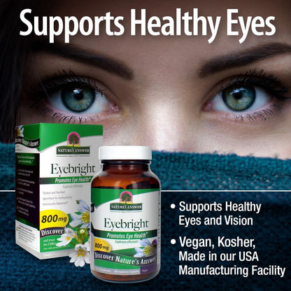 Nature's Answer Eyebright Herb 90 Capsules