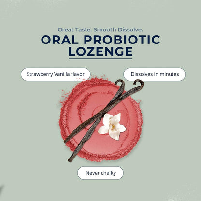 Oral Probiotics for Mouth and Gum Support | Fresh Breath and Oral Microbiome Balance | Sugar-Free, Dairy-Free, Non-GM | For Adults and Children