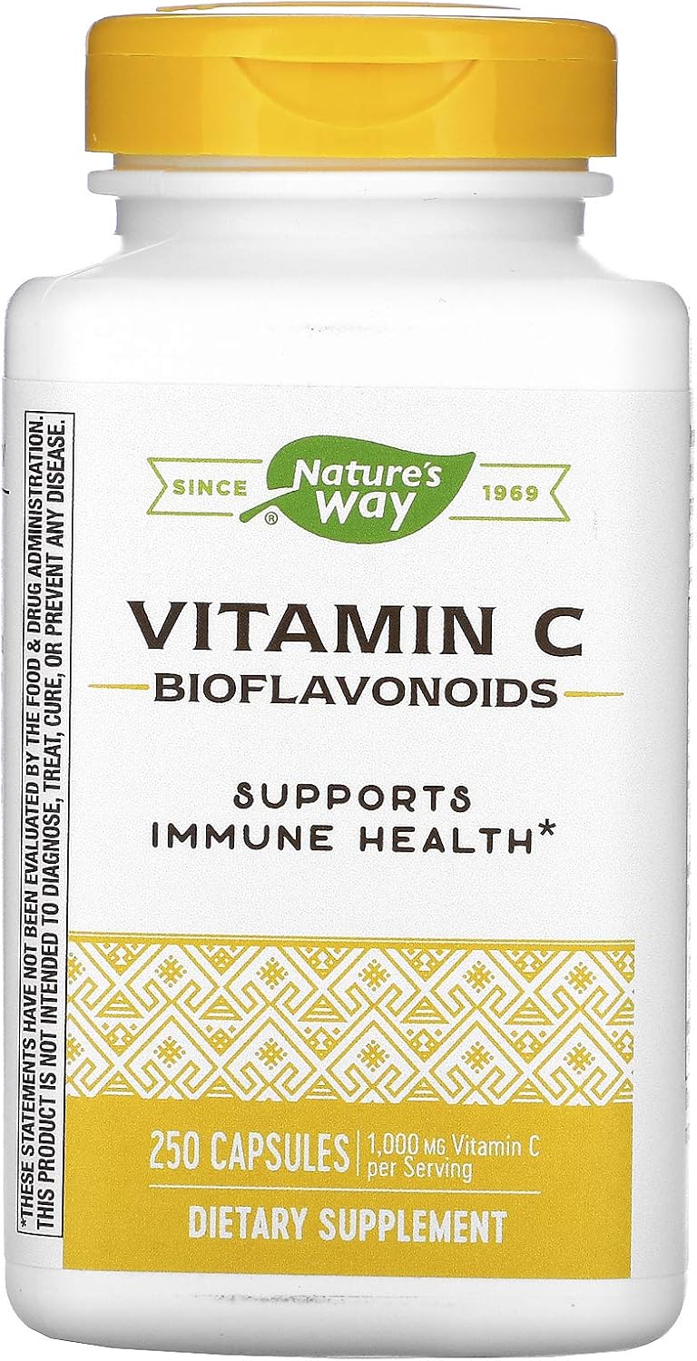 Nature's Way Vitamin C with Bioflavonoids, 1,000 mg per serving, 250 Capsules - görsel 1