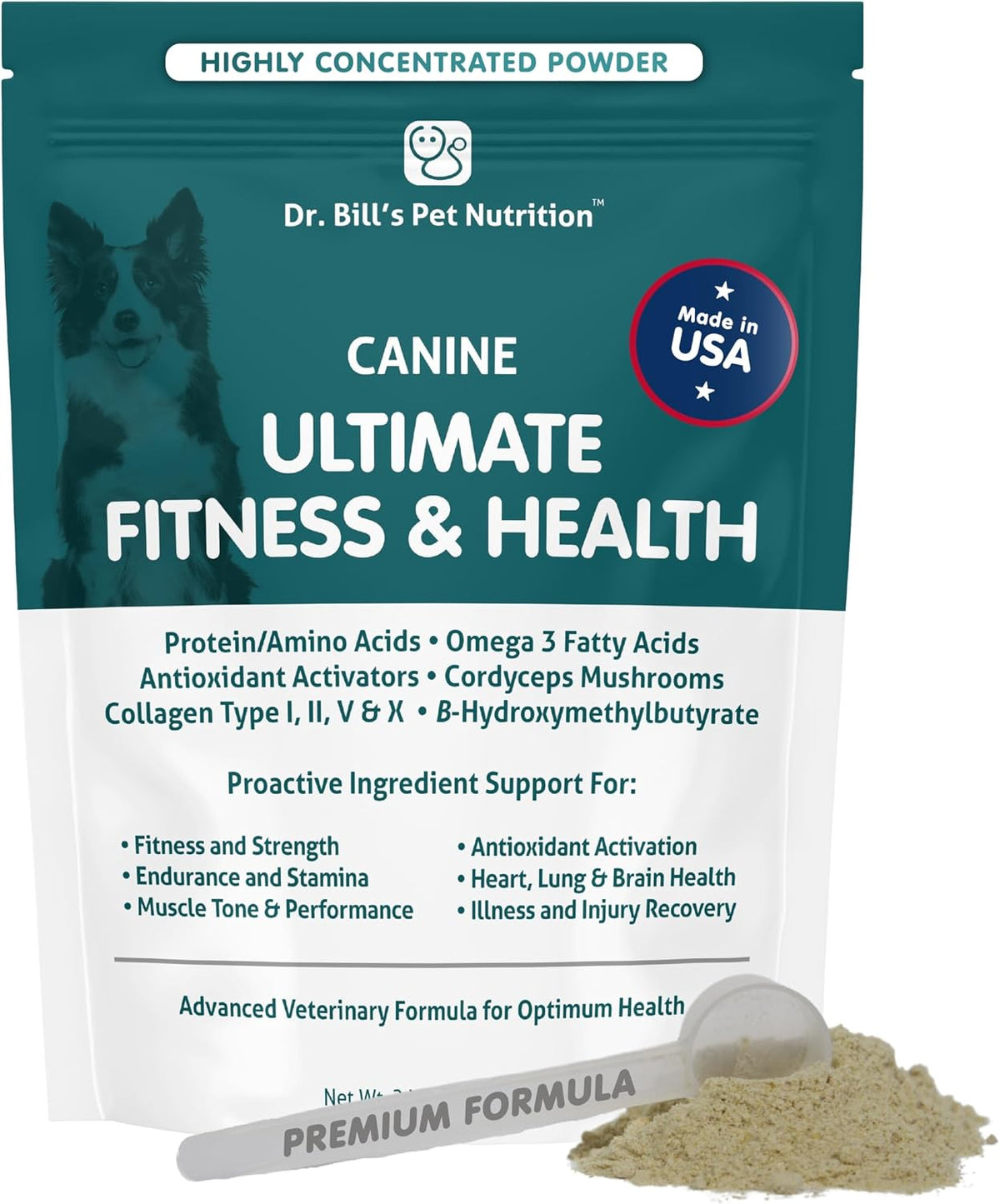 Dr. Bill’s Canine Ultimate Fitness & Health Daily Dog Multivitamin - 680g - görsel 1