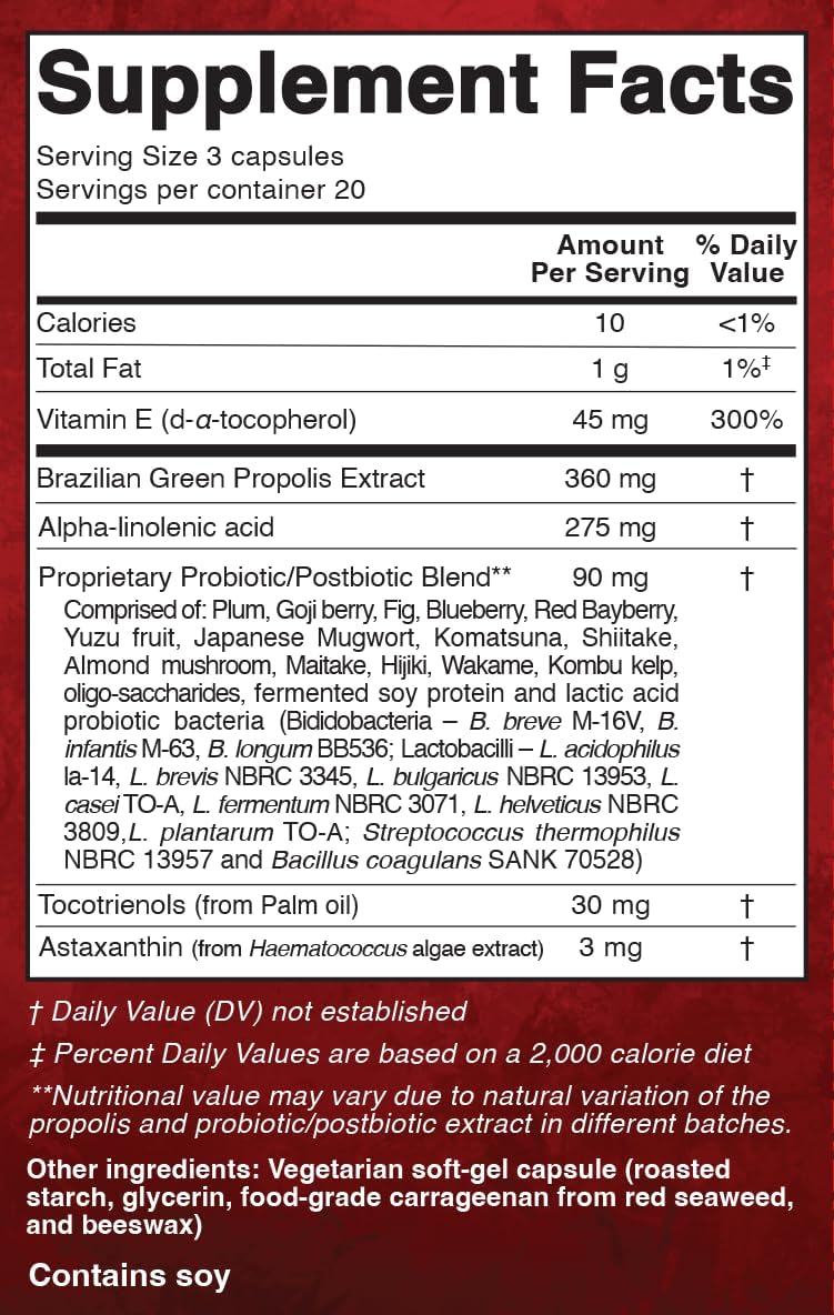 Dr Ohhira's Propolis Plus Bee Propolis Capsules - 30 Capsules - görsel 2