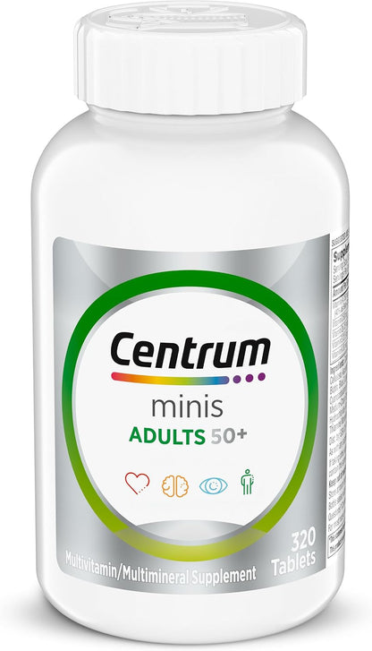 Centrum Minis Silver Multivitamin for Adults 50 Plus - 320 Tablets